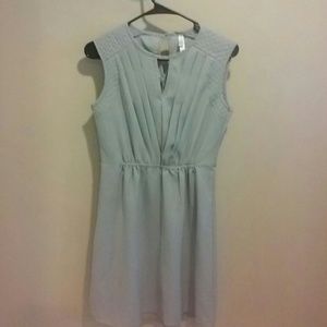Grey mid length dress